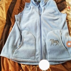 Woolrich Light Blue Fleece Vest